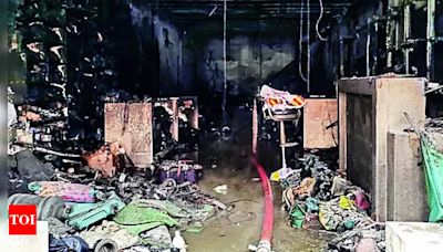 Fire Engulfs Bag Store On Satsang Road; No Casualty Reported | Ludhiana News - Times of India