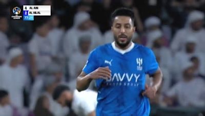 Salem Al-Dawsari marcó el segundo para el Al-Hilal, que ahora cae 4-2 ante el Al-Ain