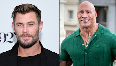 Chris Hemsworth refuses to answer 'horrible' question about The Rock whilst under a lie detector