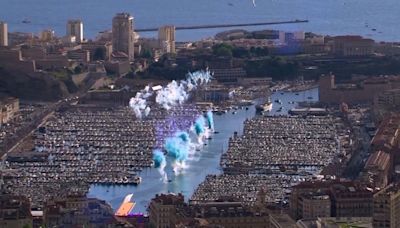 RAW VIDEO: Paris 2024 Olympic Flame Docks In Marseille And Makes Its Debut In France