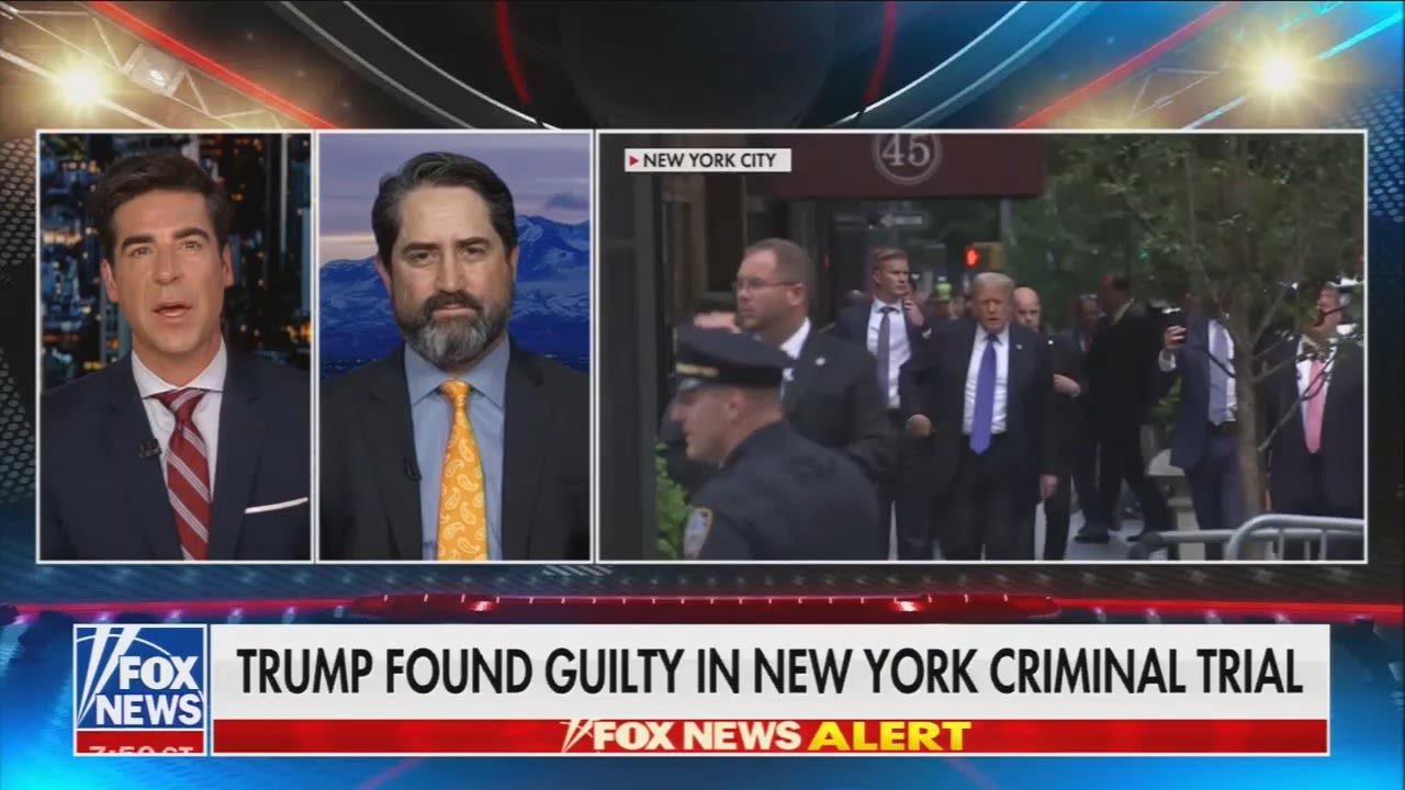 Jesse Watters calls for an investigation into “whether Soros was involved” in Trump's conviction
