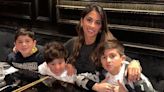 Antonela Roccuzzo mostró la divertida actividad que compartió con sus hijos al aire libre