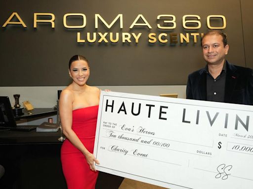 AROMA360 Beverly Hill Showroom Hosts Haute Living Cover Launch with Eva Longoria!