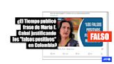 Es un montaje el titular de El Tiempo sobre la senadora Cabal y los falsos positivos en Colombia