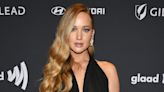 Jennifer Lawrence Dazzles in Plunging Black Gown at the 2024 GLAAD Media Awards