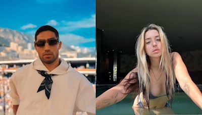 Achraf Hakimi y Lola Índigo, juntos de vacaciones en Ibiza