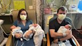 Sheboygan’s new hospital opened Sunday and these newborn triplets were among the first to move in