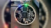 This Raspberry Pi RP2040 wristwatch uses LEDs to tell the time