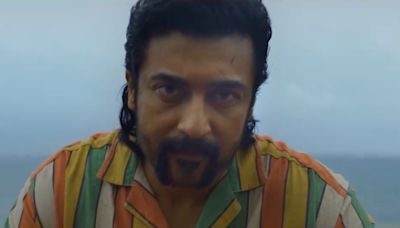 Suriya’s retro look in teaser of Karthik Subbaraj’s Suriya 44 stuns fans. Watch