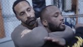 Rio Ferdinand puts UFC champion Leon Edwards in chokehold