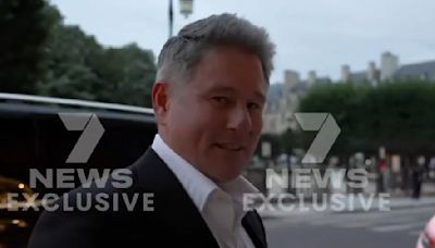 Excruciating moment Channel Nine CEO is confronted in Paris