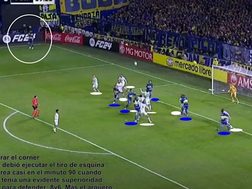 Video y análisis: el increíble gol a Boca a los 90' con ocho adelante para un corner