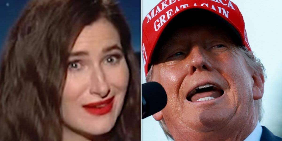 ‘Kimmel’ Guest Host Kathryn Hahn Goes There With Damning Trump Comparison