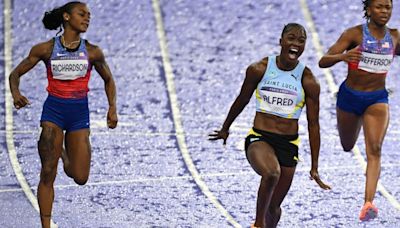 Julien Alfred Upsets Sha’Carri Richardson for 100-Meter Olympic Gold