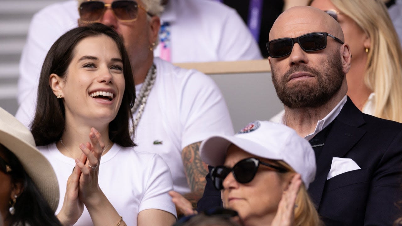 John Travolta Makes Rare Appearance With Daughter at Paris Olympics