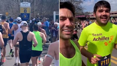 Catfish star Nev Schulman runs Boston Marathon as guide for blind athlete