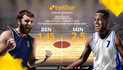 Denver Nuggets vs. Minnesota Timberwolves: horario, TV, estadísticas, cuadro y pronósticos