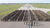 U.S. Air Force holds world's biggest 'elephant walk' with 4,000 airmen and 80 warplanes