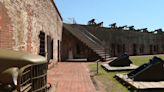 Fort Macon marks 100 years with cannons, cake, and classic car show