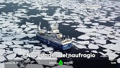 Un bloque de hielo sería la causa del hundimiento del 'Argos Georgia', según las autoridades de Malvinas