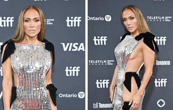 ...’ Dressing in Tamara Ralph Double Slit Look for ‘Unstoppable’ Movie Premiere at Toronto International Film Festival