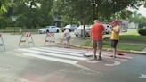 Granite City neighbors paint street in longtime July 4th tradition