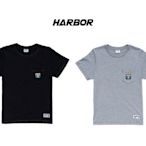 { POISON } HARBOR LIGHT HOUSE POCKET TEE 縫線跳色 燈塔布章口袋TEE