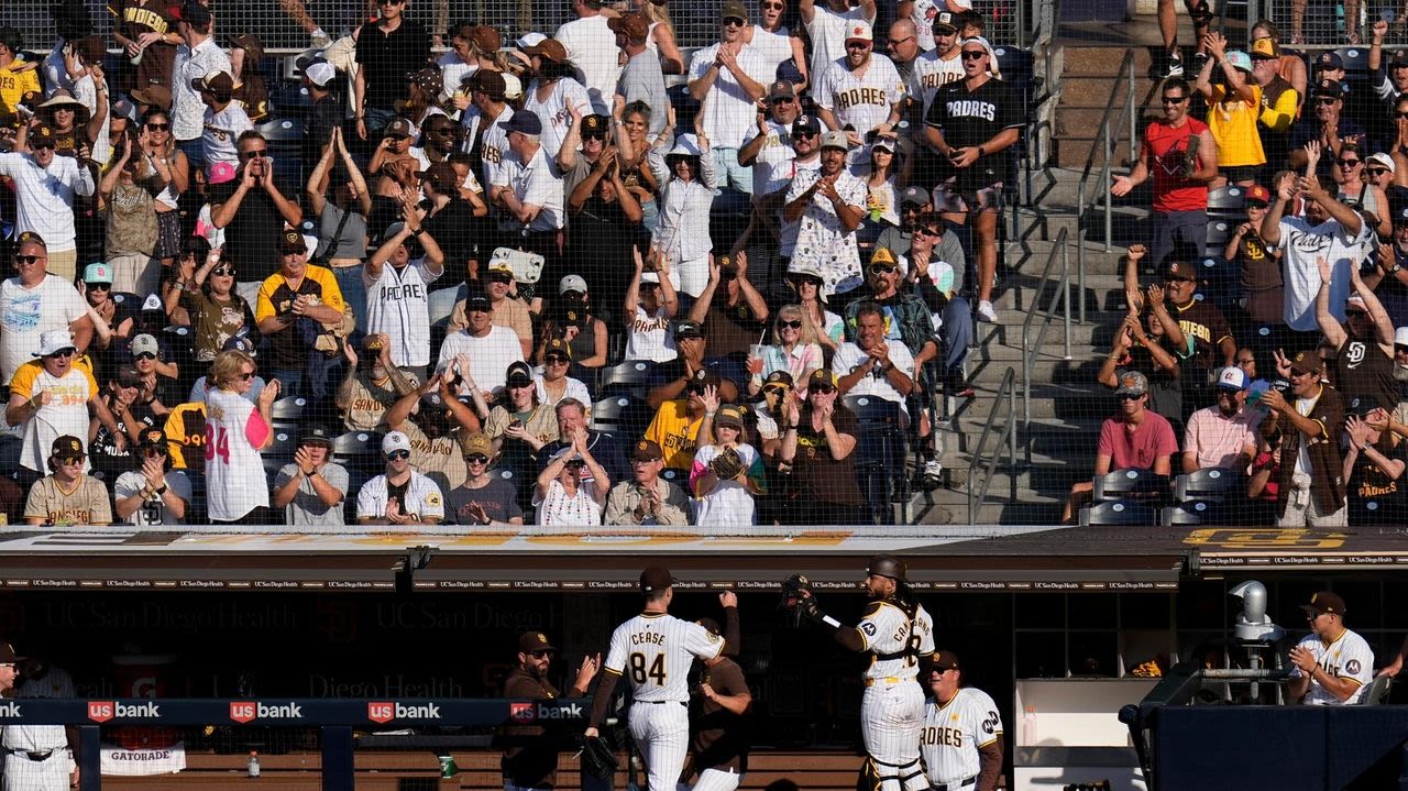 Cease strikes out 11 and allows one hit in six innings as Padres beat Braves 4-0