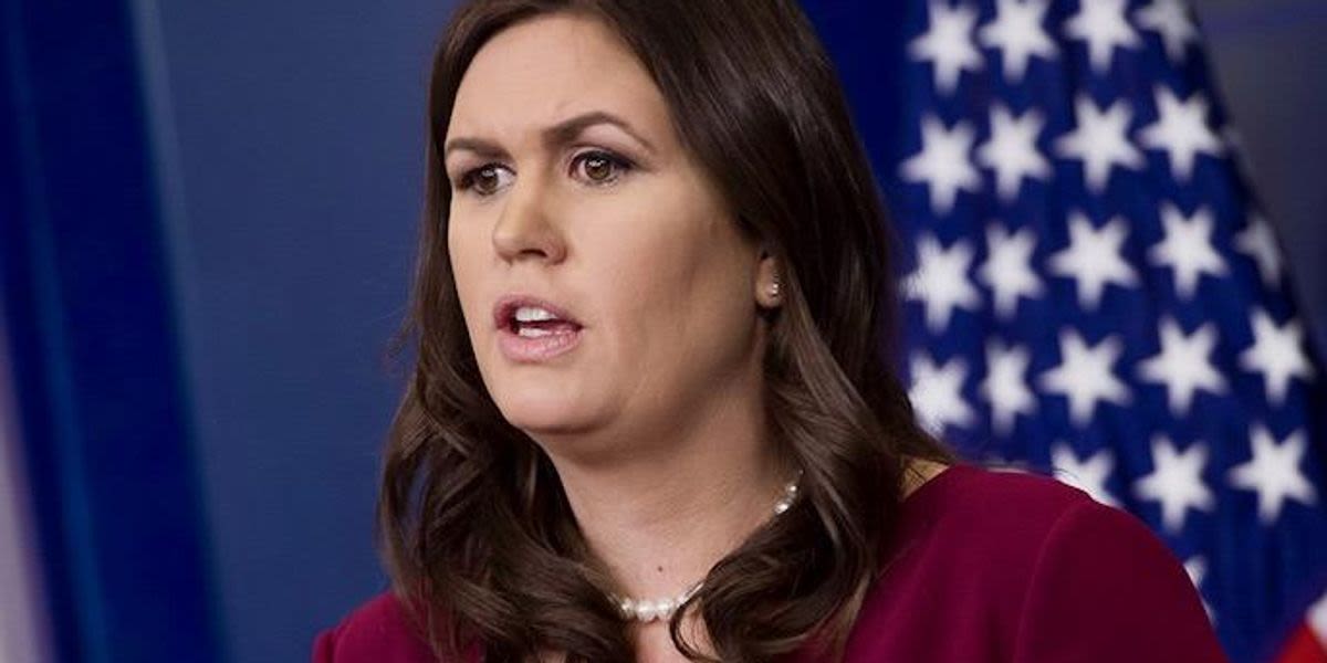 'You lost?' Sarah Huckabee Sanders catches heat for going to NASCAR event during tornadoes