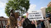 13-year-old Clarksville girl leads dozens in downtown march for abortion rights