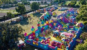 World’s largest bounce house comes to Gwinnett County