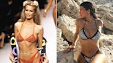 Claudia Schiffer Shouts Out Kylie Jenner's Vintage Bikini — and Shares Glam Photo Wearing the Same One in the '90s