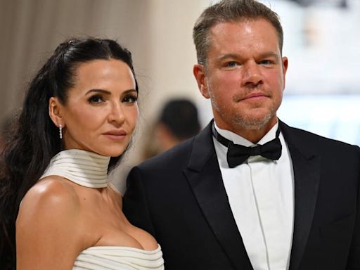 El look de la argentina Luciana Barroso, esposa de Matt Damon, que deslumbró en la Met Gala 2024