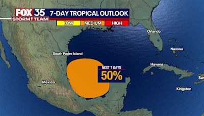 Disturbance in Gulf of Mexico's Bay of Campeche could become tropical depression