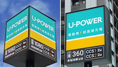 U-Power超高速充電樁於雙北快速擴充