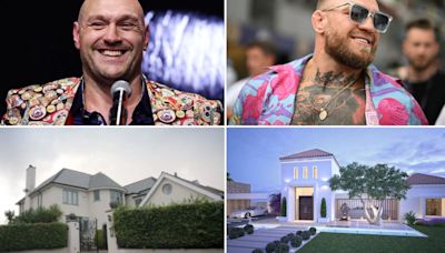 How Tyson Fury and Conor McGregor compare, from motors to mansions & watches