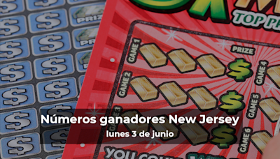 Lotería de Nueva Jersey en vivo: resultados y ganadores del lunes 3 de junio de 2024 - El Diario NY