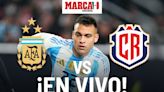 Argentina vs Costa Rica EN VIVO. Amistoso hoy - Partido Internacional 2024 | Marca