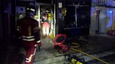 Arde parte de un taller de telas en el barrio de la Estación de Ponferrada