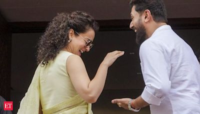 Kangana Ranaut and Chirag Paswan's video from Parliament goes viral