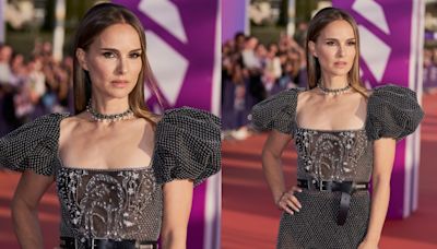 Natalie Portman Dazzles in Medieval-inspired Sheer Dior Dress at Deauville American Film Festival Awards Ceremony