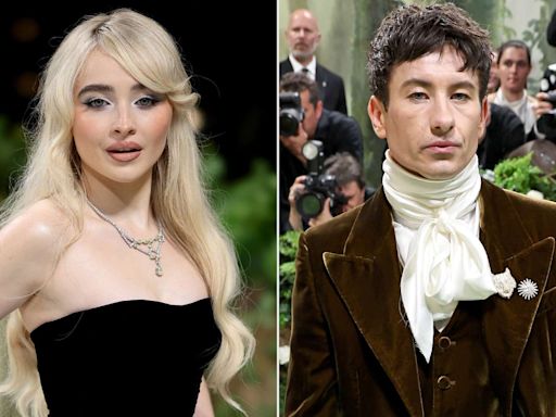 Sabrina Carpenter and Barry Keoghan Show PDA During 2024 Met Gala Debut — See Their Fairytale Looks