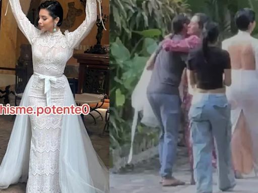 ¿Era de Flor Silvestre? Esto es todo lo que se sabe del vestido de novia de Ángela Aguilar