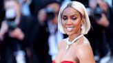 Kelly Rowland Commands Attention on Cannes Red Carpet in Fiery Red Strapless Dress With Sweeping Train for ‘Marcello Mio’ Premiere