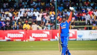 Abhishek Sharma Smashes Maiden Hundred In Just 46 Balls During IND vs ZIM 2nd T20I