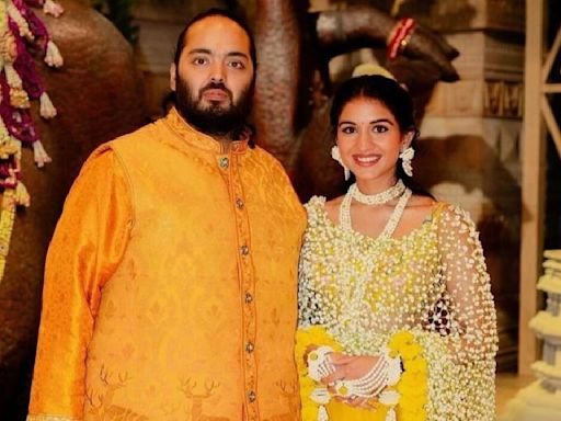 Anant Ambani-Radhika Merchant Wedding: Soon-to-be bride and groom radiate joy in UNSEEN pics from haldi ceremony