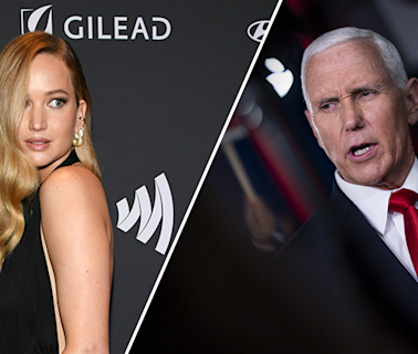 'Hunger Games' star Jennifer Lawrence jokes Mike Pence is secretly gay at GLAAD Awards