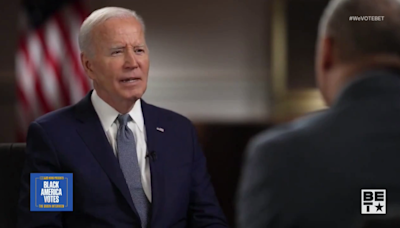 Biden appears to forget name of his secretary of defense during BET interview