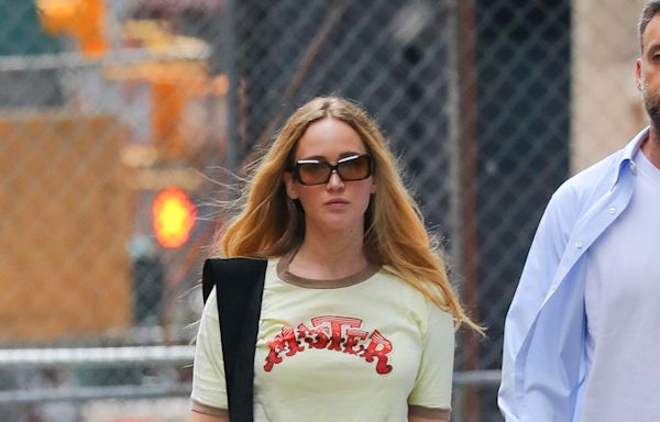 Jennifer Lawrence Continues Her Statement Shoe Streak