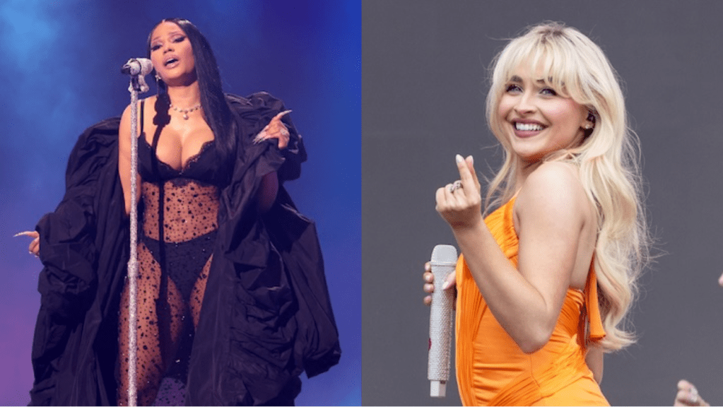 Nicki Minaj Sent Sabrina Carpenter A Bouquet For Beating Travis Scott